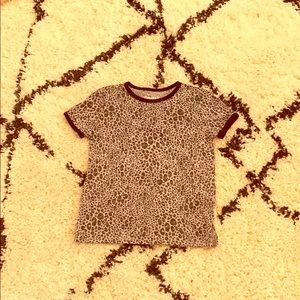 Cheetah print T-shirt